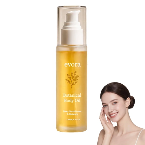 Rub Tissue Evora Botanical Body Oil, Body Oil, Moisturizing Massage Oil for ...