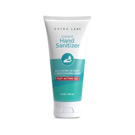 Evora Instant Hand Purifying Gel 4 fl oz (120 ml), 5-Pack