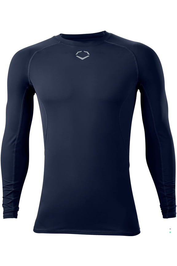Men's Cooling Long Sleeve Training Shirt Navy 3XL
