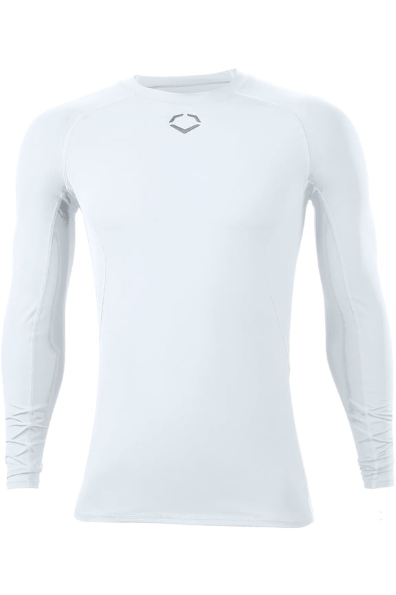 Men's Cooling Long Sleeve Training Shirt White 3XL