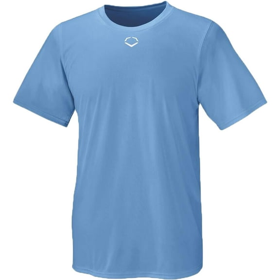 Evoshield Men's E306 Tech Baseball T-Shirt Light Blue 2XL