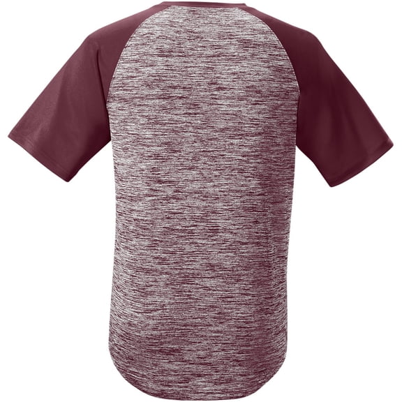 Evoshield Men's Heather Tech Baseball T-Shirt Maroon S
