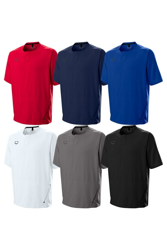 Men's Impak Short Sleeve BP Baseball Training Jacket Royal 3XL