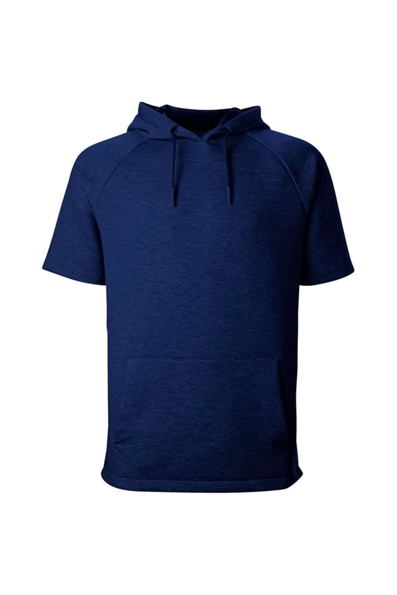 Men's Pro Team 2.0 Short Sleeve Baseball Hoodie Navy M