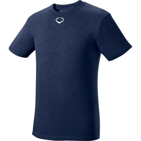 Evoshield Men's Blended Baseball T-Shirt Navy M