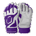 thumbnail image 1 of Evoshield SRZ-1 Youth Batting Gloves, Purple - Small, 1 of 3
