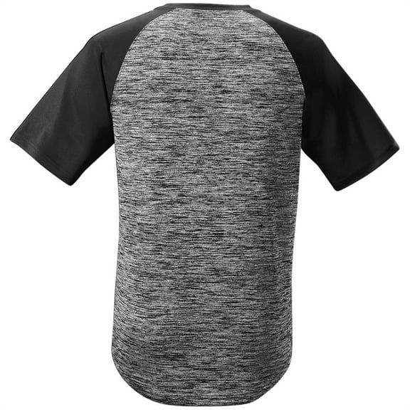 Evoshield Youth Heather Tech Baseball T-Shirt Black M