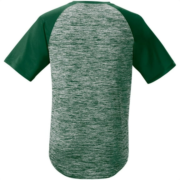 Evoshield Youth Heather Tech Baseball T-Shirt Dark Green S