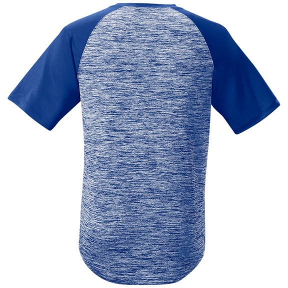Evoshield Youth Heather Tech Baseball T-Shirt Royal S