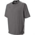thumbnail image 1 of Evoshield Youth Impak Short Sleeve BP Baseball Training Jacket Grey L, 1 of 5