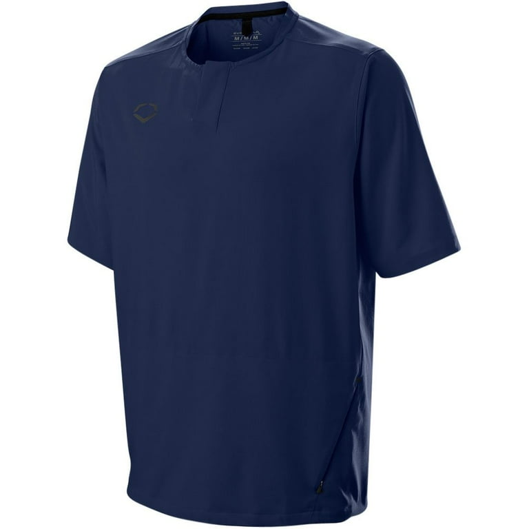 Evoshield Youth Impak Short Sleeve Bp Baseball Training Jacket Navy S