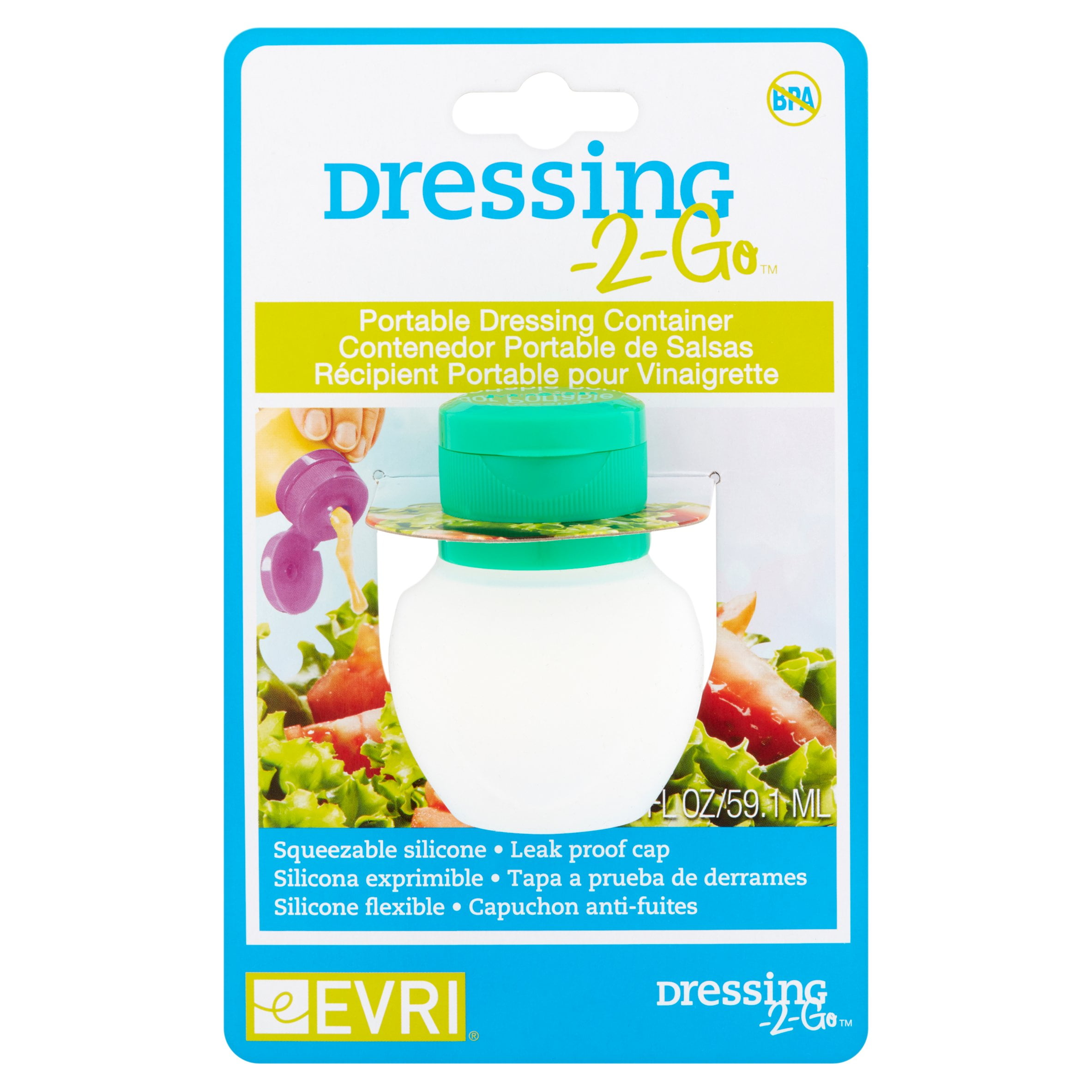 Dressing-2-Go - Portable Salad Dressing Container