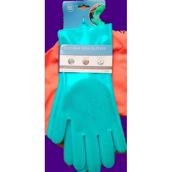 Evri Silicone Scrub Gloves Cleaning