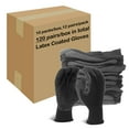 thumbnail image 1 of EvridWear 120 Pairs Black Latex Rubber Coated Safety Work Gloves Men Women Construction Warehouse Gardening (M), 1 of 6