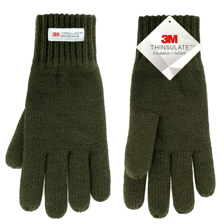 EvridWear 3M Thinsulate Thermal Insulated Lined Gloves (Green)
