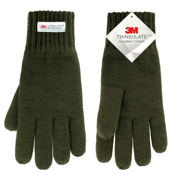 EvridWear 3M Thinsulate Thermal Insulated Lined Gloves (Green)
