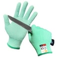 thumbnail image 1 of EvridWear Cut Resistant Work Gloves with Grip Dots - Level 5 Protection for Kitchen and Construction, 1 Pair,Small, Green, 1 of 8