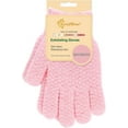 thumbnail image 1 of EvridWear Exfoliating Bath Gloves for Woman Girl 1 Pair Moderate (Pink), 1 of 11