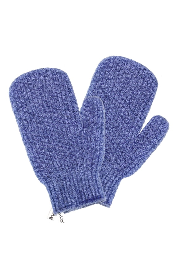 Exfoliating Bath Mittens for Shower, Spa, Massage and Body Scrubs (Mitts, 1 Pair Heavy)