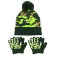 thumbnail image 1 of EvridWear Kids Children Boys Girls Magic Grip Winter Fall Gloves and Hat Set for Cool Cold Weather (2 Pairs Glove + 1 Hat), 1 of 10