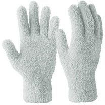 EvridWear Microfiber Dusting Gloves , Dusting Cleaning Glove for Plants, Blinds(Grey)