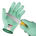 thumbnail image 1 of Evridwear Children Kids Cut Resistant Gloves, Food Grade, Level 6 Protection, HPPE (S (4-7YRS), Green), 1 of 8