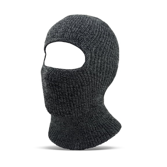 Evridwear Winter Balaclava Ski Mask Warm Knitted Full Face Cover for Men and Women Outdoor Sports Cycling(Carbon Gray)