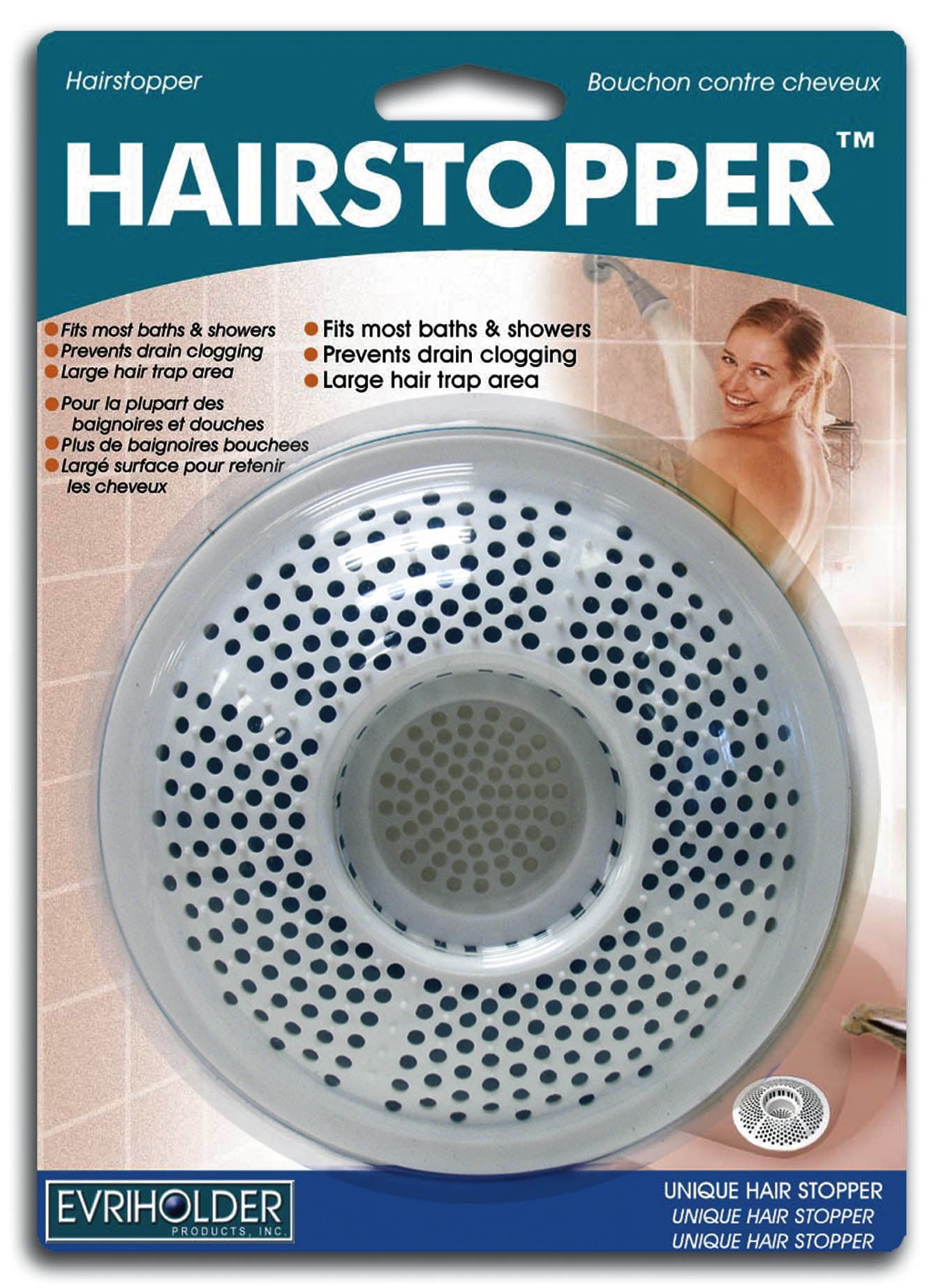 The Gotega Shower Hair Catcher Eliminates Pesky Drain Clogs
