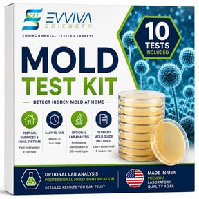 Evviva Sciences Mold Detection Test Kit with 10 Individual Tests, 10 Piece