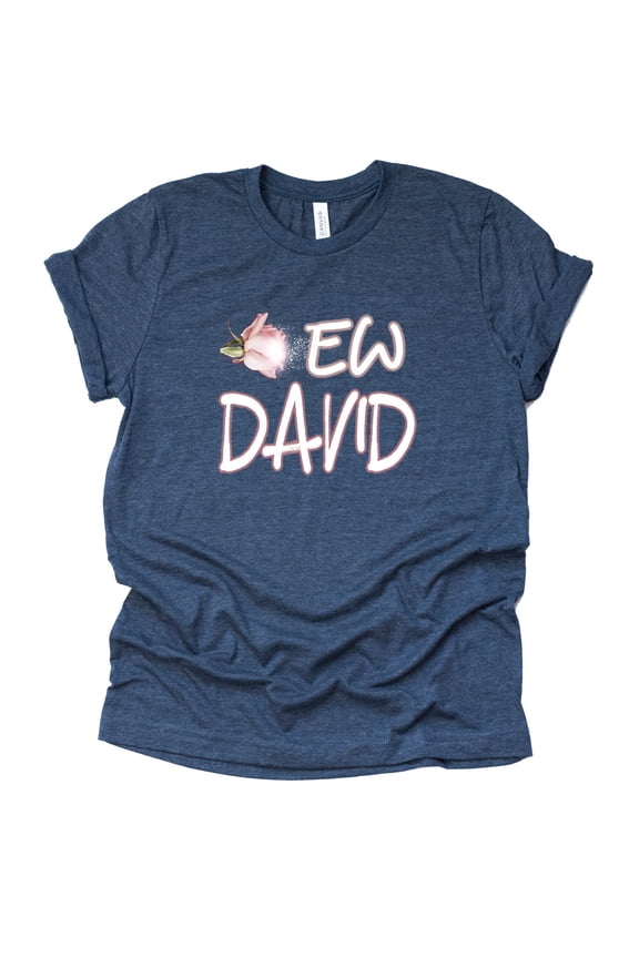 Ew David t-Shirt Moira Alexis Rose t-Shirt TV Sitcom Novelty t-Shirt Short Sleeve Print Casual Top (Pink Rose Navy, XX Large)
