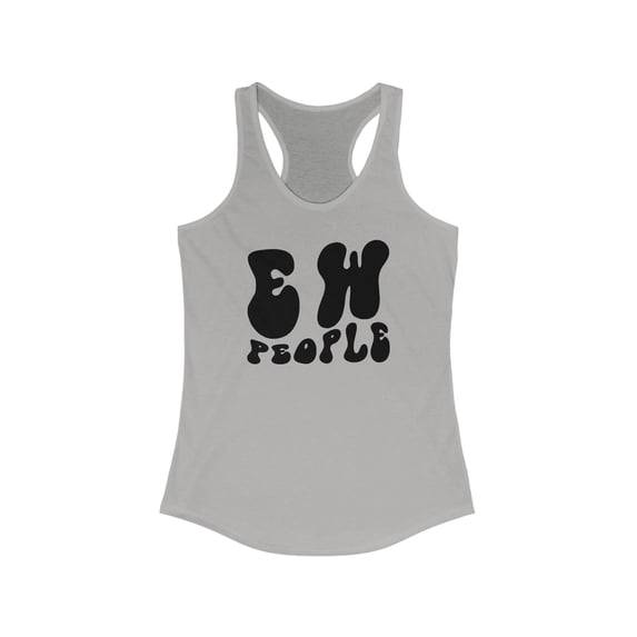 Ew People Antisocial Introvert Tank Top Gifts Shirt Womens Sleeveless