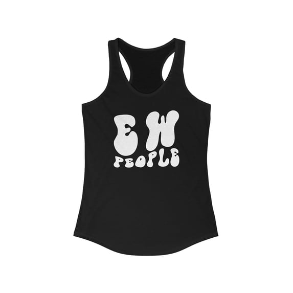 Ew People Antisocial Introvert Tank Top Gifts Shirt Womens Sleeveless