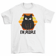 thumbnail image 1 of Ew People Black Kitty Cat T-Shirt Men Women Unisex, 1 of 2