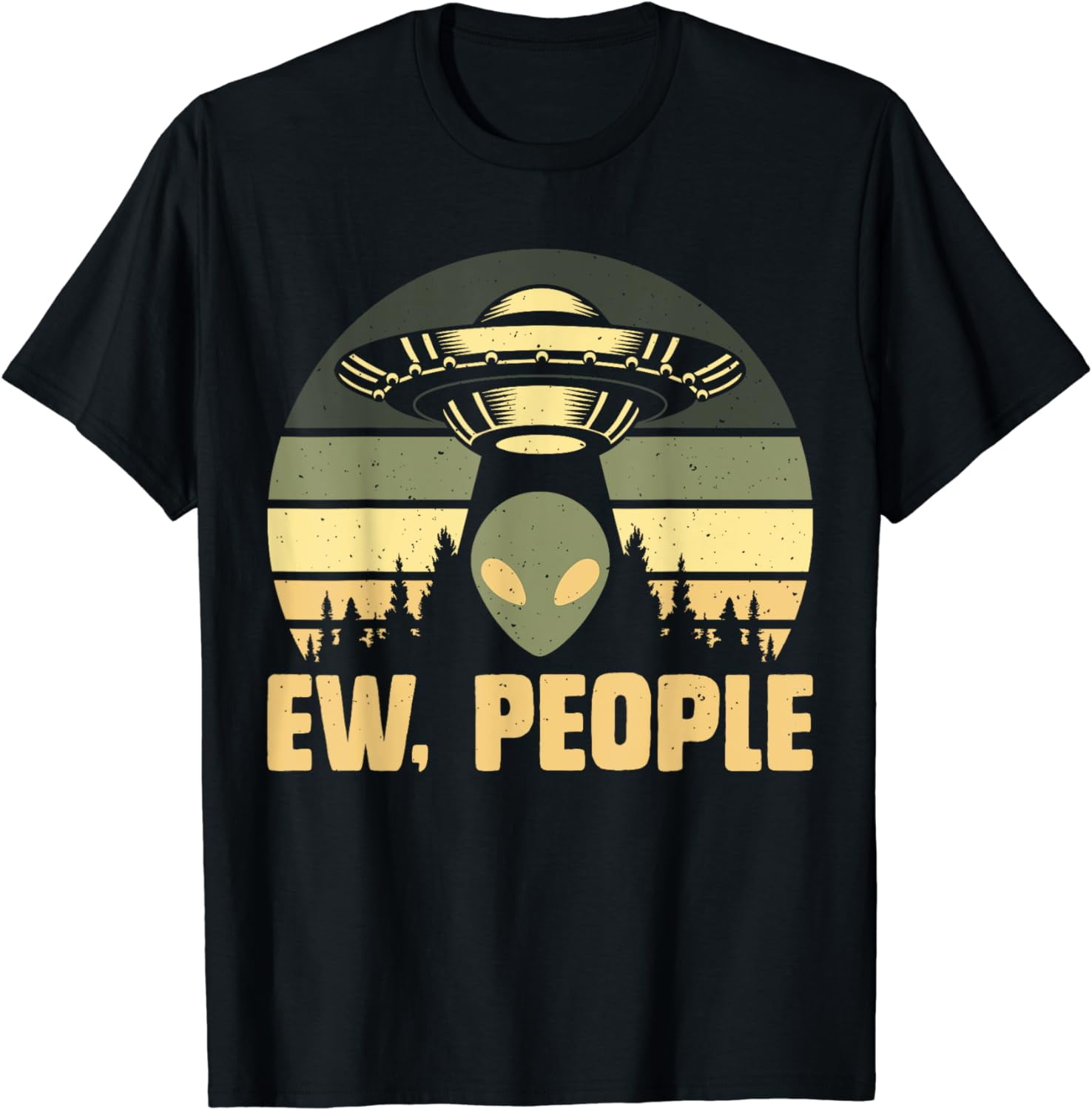 Ew People - Ufo Alien T-Shirt - Walmart.com