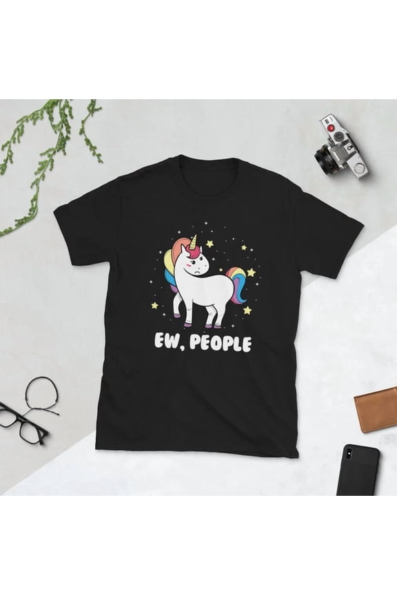 Ew People Unicorn Introvert T-Shirt