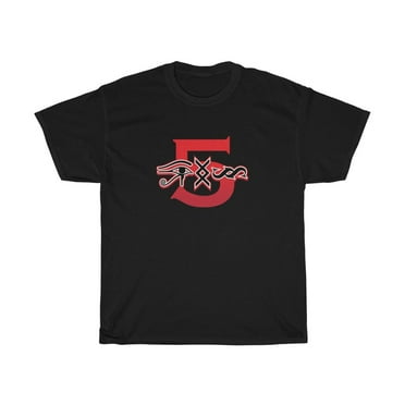 EwSbG Merchandise - The "5th" Legacy / Black and Red / Cotton Tee /  The "EyEwILL" Logo