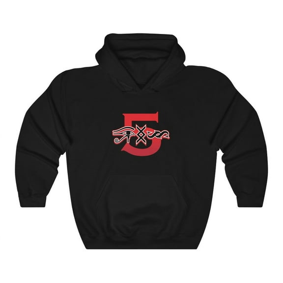EwSbG Merchandise - The "5th" Legacy / Black and Red /  Hoodie / The "EyEwILL" Logo