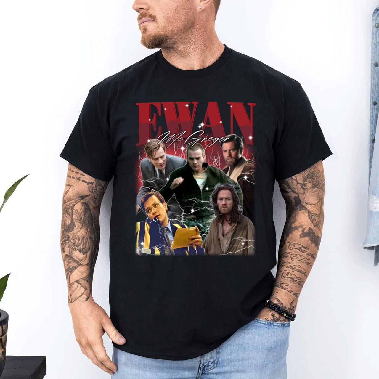 Ewan Mcgregor Vintage Ewan Mcgregor Homage Fan Tees Ewan Mcgregor