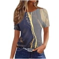 thumbnail image 1 of Erwazi Print T-Shirt for Women Crewneck Short Sleeve Graphic Tee Top, 1 of 4