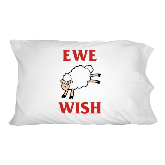 Ewe Wish You Funny Humor Novelty Bedding Pillowcase