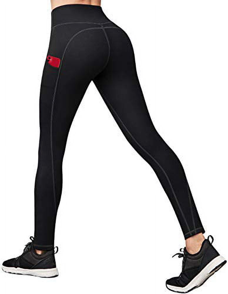 Ewedoos High Waisted Leggings for Women Yoga Pants with Pockets Tummy  Control Leggings (Black, Small)