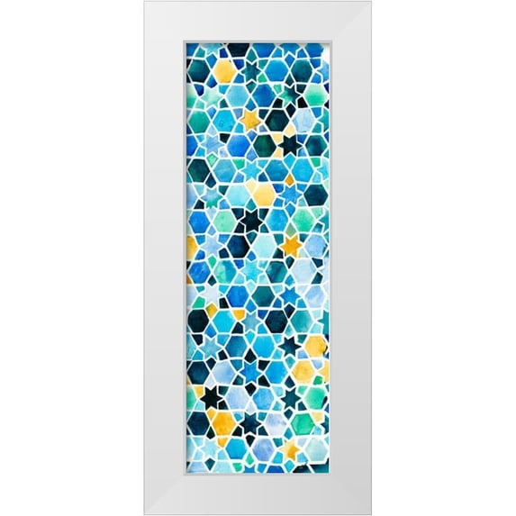 Ewer, Rebekah 11x24 White Modern Wood Framed Museum Art Print Titled - Snow Day II