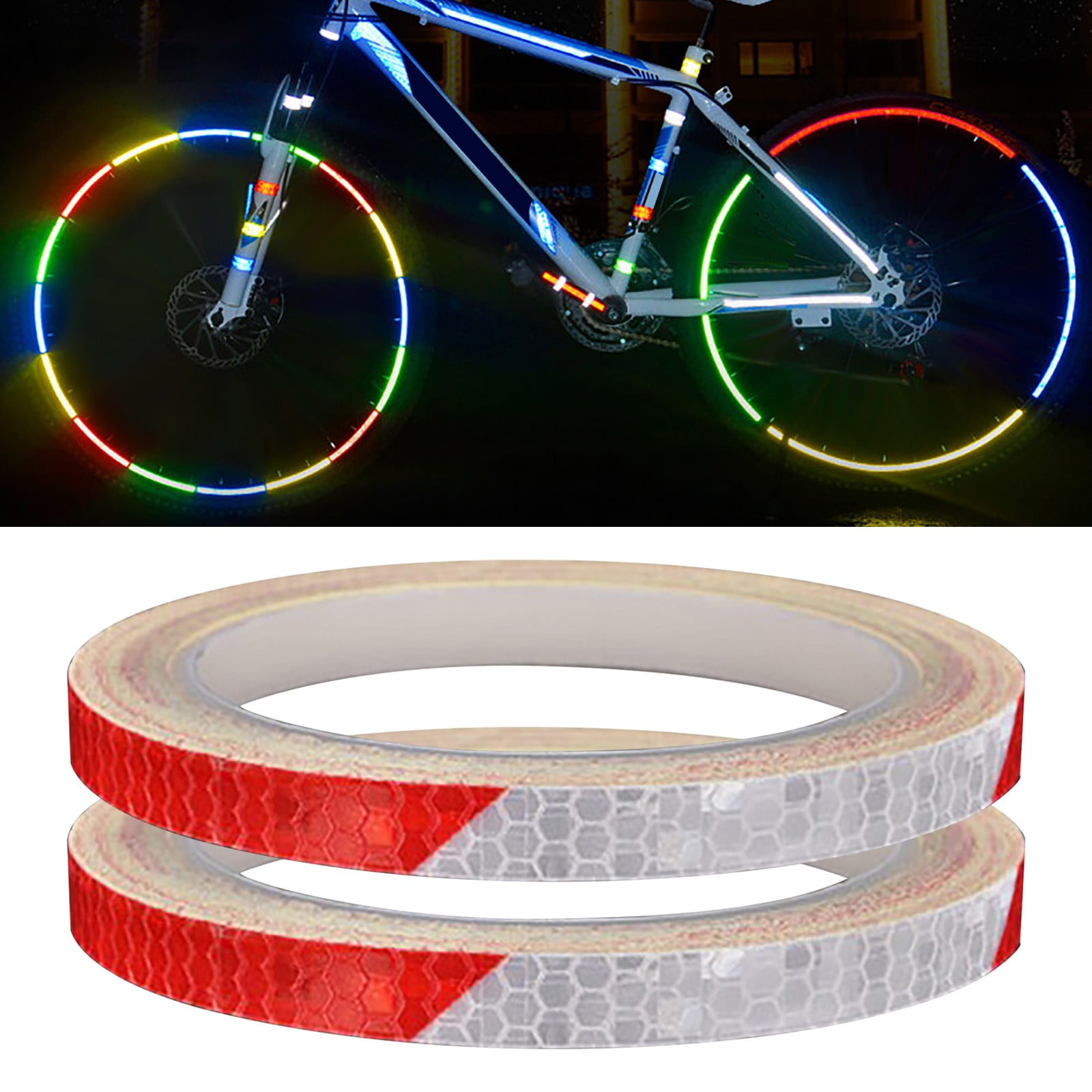 Ewgqwb Decal Stickers 2PC Luminous Equipment Stickers Bicycle