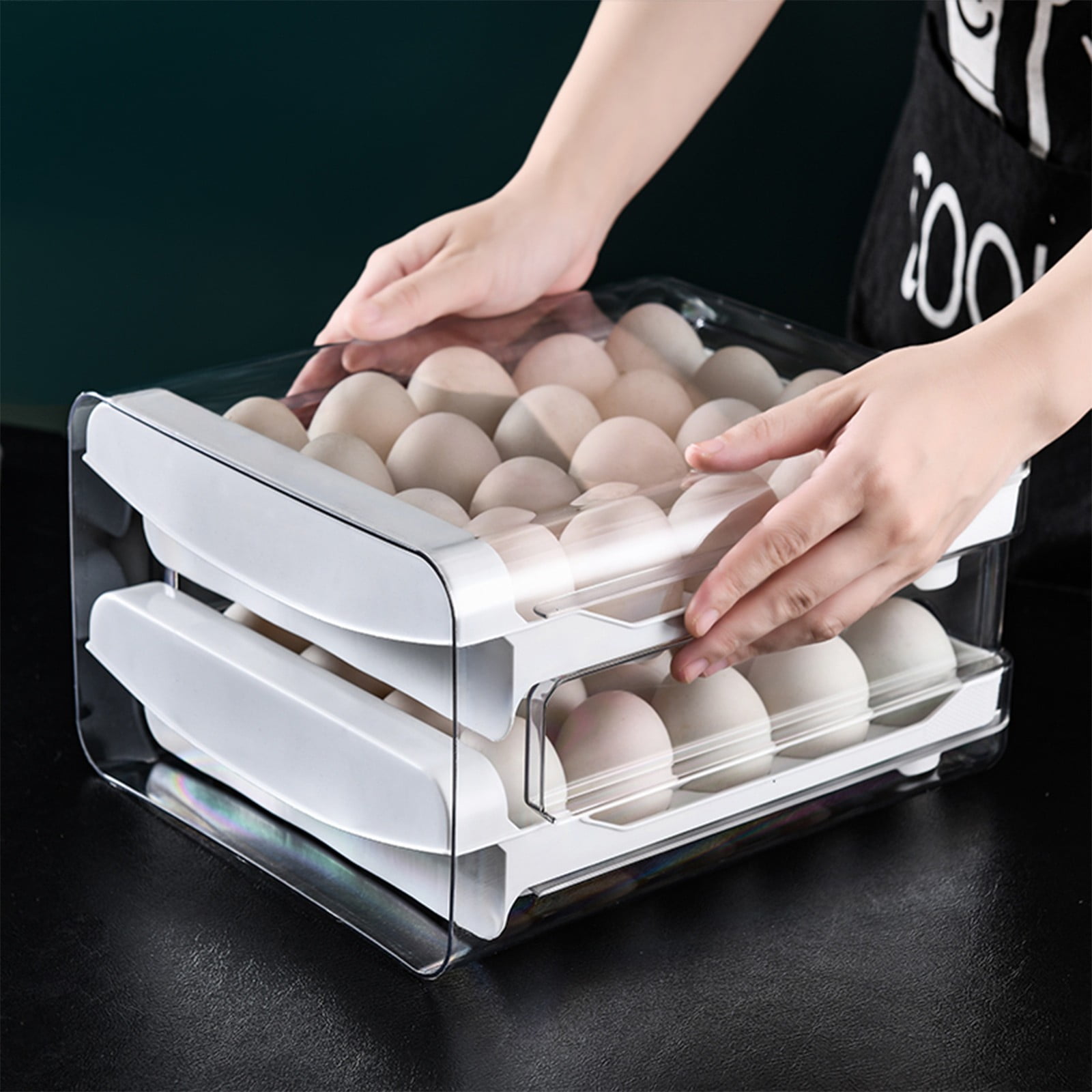 Ewgqwb Food Storage Box Storage FreshKeeping Eggs For Easy Design 40