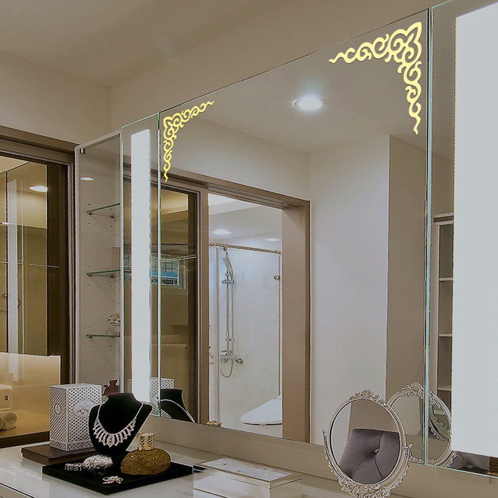 Ewgqwb Wall Hanging Wall Stickers Modern Mirror Style Removable Decal