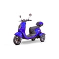 thumbnail image 1 of Ewheels EW-Bugeye, 3 Wheels Mobility Scooter, Range 40 Miles, Cap 350 lbs, Blue, 1 of 4