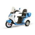 thumbnail image 1 of Ewheels Luxury Over-Sized Electric Scooter in Blue with VINYL WEATHER COVER, 1 of 4