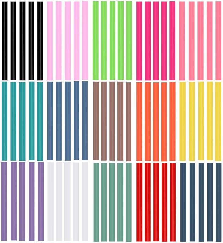 Ewparts Opaque Colored Hot Glue Sticks for Hot Glue Gun Mini Hot Melt ...