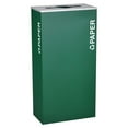 thumbnail image 1 of Ex-Cell Kaiser RC-KD17-P EGX Rectangular Paper 17 GallonRecycling Receptacle, Emerald Texture, 1 of 3