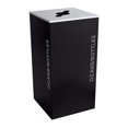 thumbnail image 1 of Ex-Cell Kasier RC-KD36-R BT-PBG 36 gal Kaleidoscope Black Tie Series Square Recyclable Bins, Black, 1 of 1